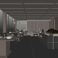 Modern Hotpot Restaurant Interior Design With Wooden Elements Hanging Lanterns And Green Plants