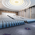 Modern Conference Hall Academic Lecture Hall 3d model