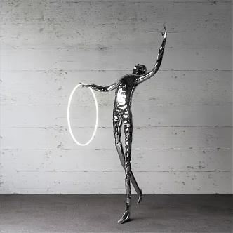 Modern Sculpture Decorative Sculpture 3d model