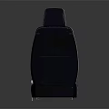 Modern Car Seats With White And Dark Upholstery And Stylish Design