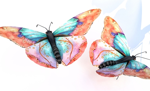 animal insect butterfly 3d model