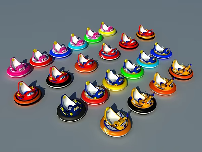 Super Fly Bumper Car 3d model