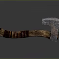 Tomahawk Axe Wooden Axe Handle Axe Mountain Axe Chopping Wood Axe Chopping Wood Axe Magic Axe 3d model
