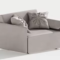 Modern Single Sofa Single Leisure Chair 3d model