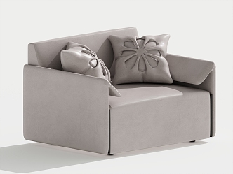 Modern Single Sofa Single Leisure Chair 3d model