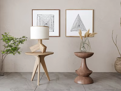 The combination of several corners of the silent wind 3d model