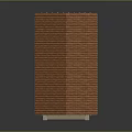 Ancient Classical Temple Model With Red Tile Roof Stone Columns And Steps