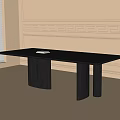 Modern Dining Table Tea Table Desk 3d model