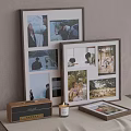 Modern Wooden Photo Frames With Collage Design For Home Decor