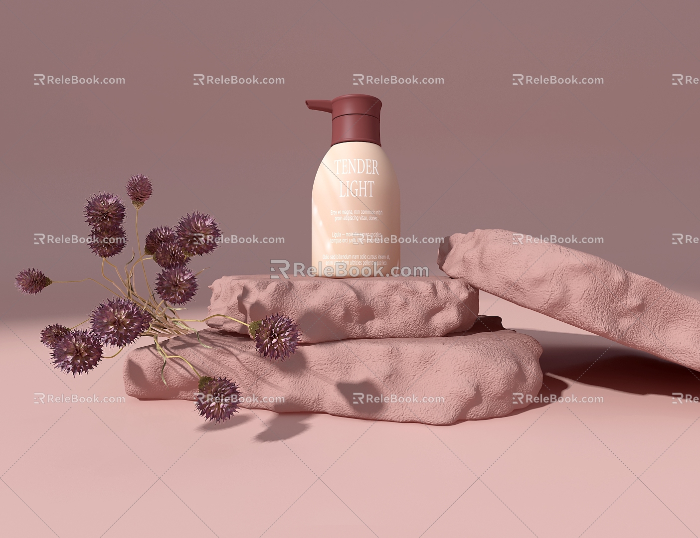 E-commerce cosmetics cosmetics booth 3d model