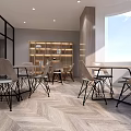 Modern Front Desk 3d model