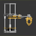 Robot Arm Mechanical Arm Robot Arm Robot Head 3d model