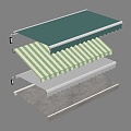 Modern Canopy Awning Canopy Canopy Outdoor Canopy 3d model