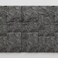 Gray Stone Textured Background Wall With Natural Pattern And Rough Surface Design 3d model