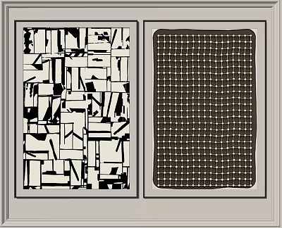 modern decorative painting 3d model modern decorative painting 3d model