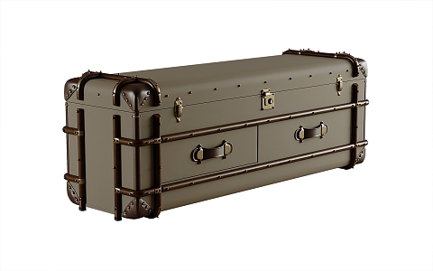 American suitcase 3d model