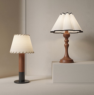 Modern medieval table lamp 3d model