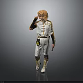 Orange Haired Character In White Gold Outfit Standing With Mythical Creature