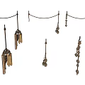 Handcrafted Hanging Pendants With Natural Materials And Decorative Designs For Home