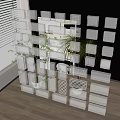 Modern Decorative Glass Room Dividers With Various Patterns For Interior Design