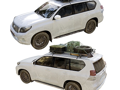 Toyota Prado car Toyota Prado sports car luxury car station wagon car 3d model