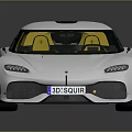 Sleek Silver Concept Sports Car With Black Roof And Reflective Surface