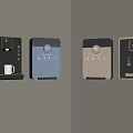 Modern pipeline machine direct drinking machine 3d model