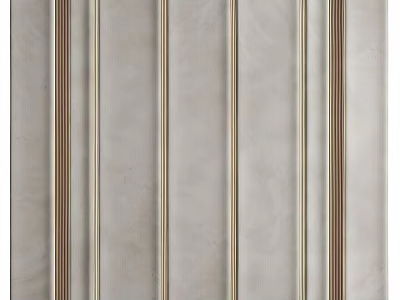 Modern Decorative Striped Wall In Light Gray And Brown Tones 3d model
