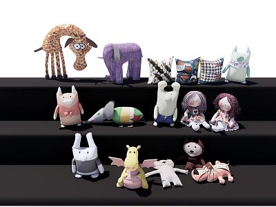 modern toy plush toy model