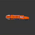Toy Gun With Orange Purple And White Vibrant Plastic Playful Design For Kids