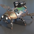 Sci-fi Flying Insect Sci-fi Bug Machine Beetle High-tech Flying Insect Machine Flying Insect Low Face Number Low Model Simple Model Game Sub-era Movie and TV Level Super Realistic 3d model