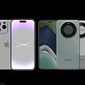 Latest Apple And Huawei Smartphones With Multiple Cameras And Circular Camera Design