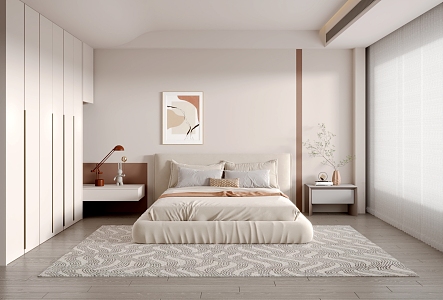 Modern Bedroom 3d model