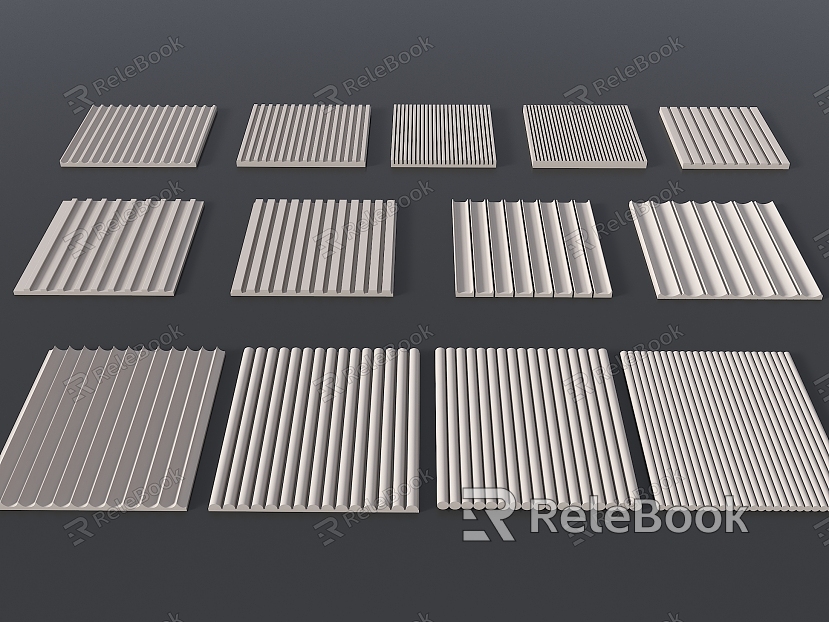 Wall plate Grille plate Great wall plate Wave plate Background plate Grille plate Square pass model