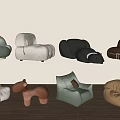 Stylish Bean Bag Chairs in Various Colors and Modern Designs for Home Comfort