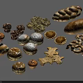Assorted Baked Food Collection Including Bread Cupcakes Donuts Cookies and Pastries
