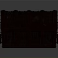 Ornate Wooden Chest With Intricate Relief Carvings And Metal Hardware Sculpture Design
