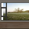 Warm Natural Wooden Floor With Beautiful Wood Grain In Bright Interior Room
