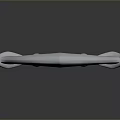 Shiny Polished Silver Metal Anchor For Marine Equipment With Reflective Surface