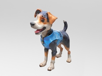 Cute dog modeling 530 3d model