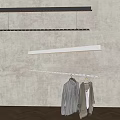 Drying Rack Electric Drying Rack Invisible Drying Rack Simple Drying Rack 3d model