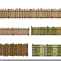 Natural Bamboo Feature Wall With Various Styles And Garden Design Elements