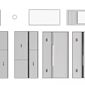 Integrated ceiling combination 3d model