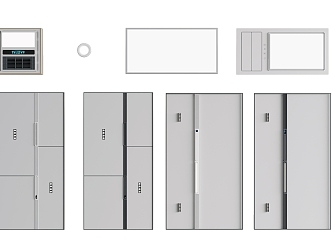 Integrated ceiling combination 3d model