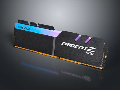 G.SKILL TridentZ RGB RAM Module With Dynamic RGB Lighting For Desktop Computer Systems 3d model