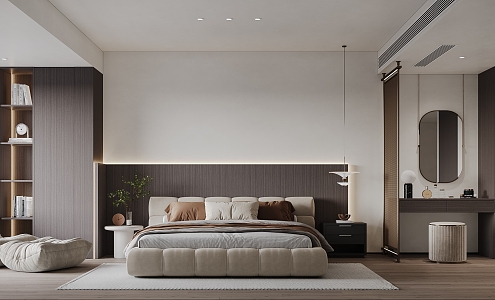 Modern Bedroom Dao Heng Bedroom 3d model