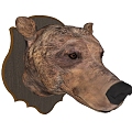 Bear Head Wall Decoration 3d model