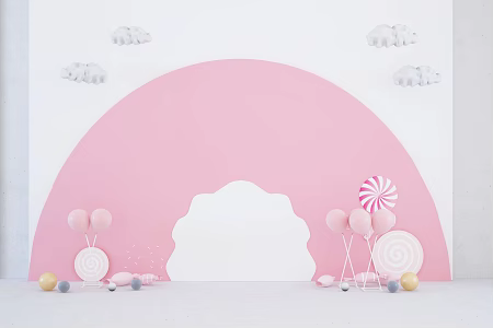 Modern beauty Chen small fresh children's day 3d model