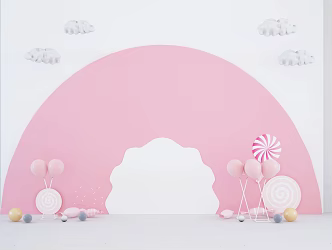 Modern beauty Chen small fresh children's day 3d model