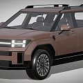 Modern Brown SUV Featuring Roof Rails LED Light Bar And Black Alloy Wheels
